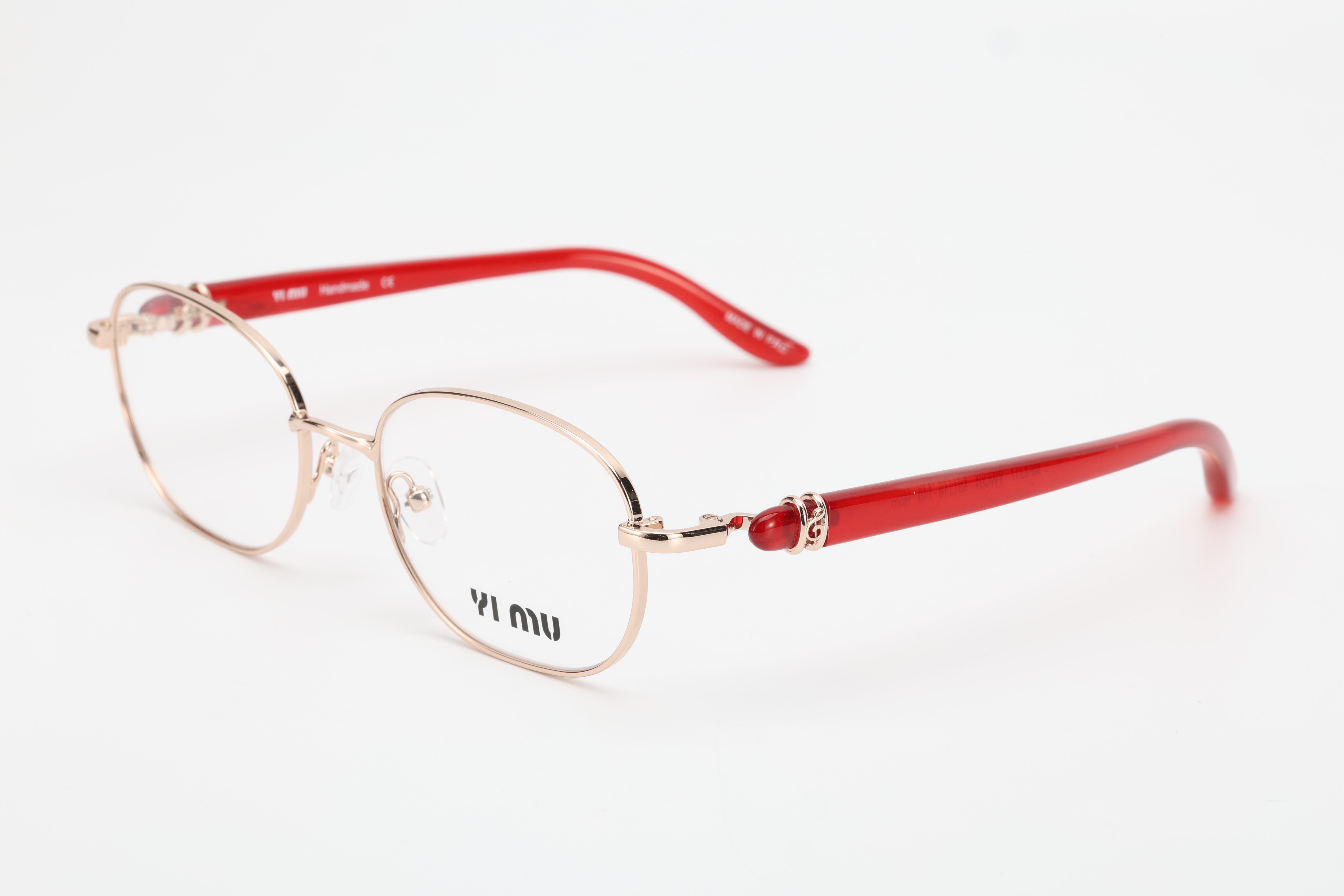 Retro Oval Gold Frame Optical Eyeglasses MF8317