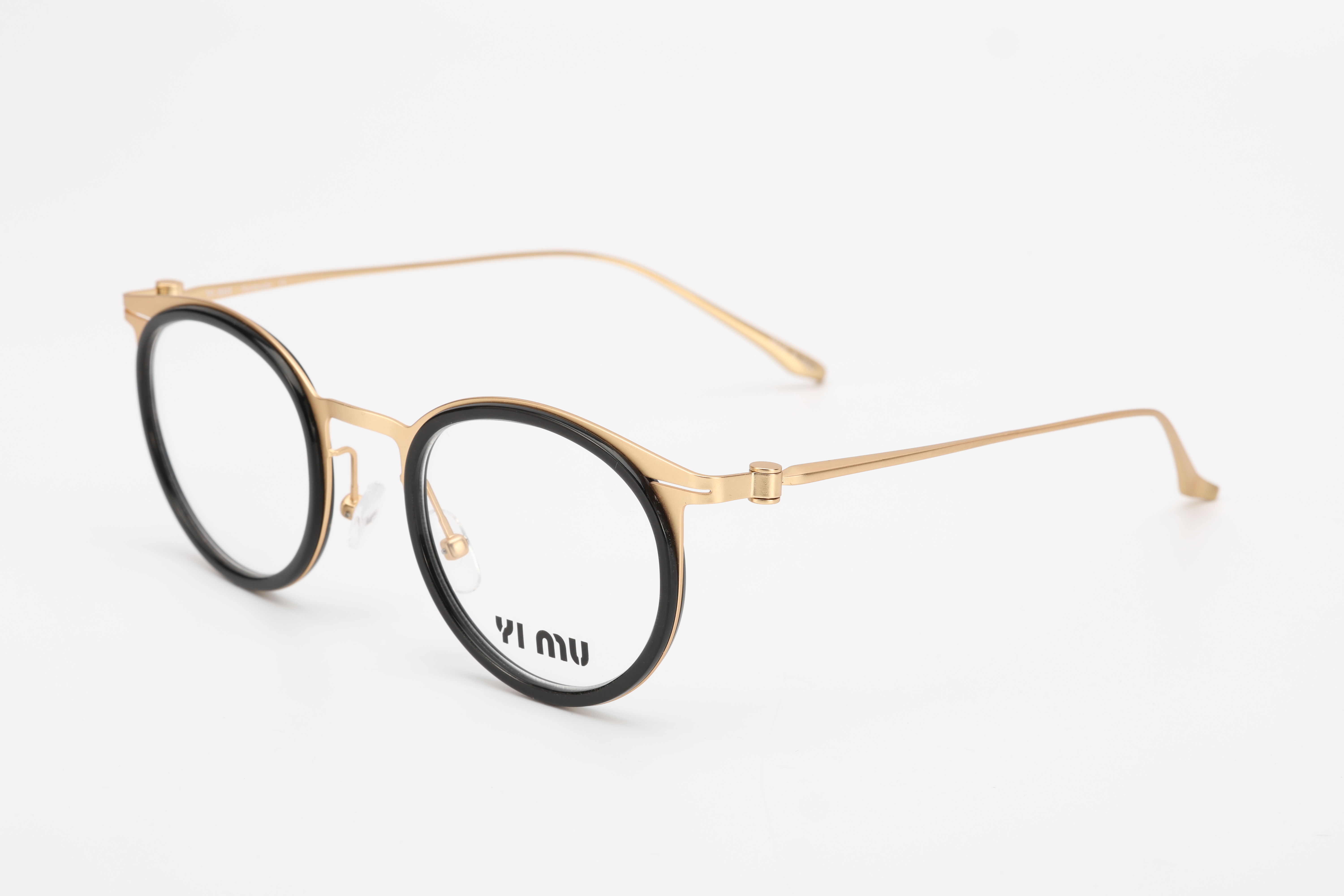  Titanium frame Horn Rim Optical Eyeglasses MF8368